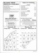 Fountain and Warren Counties Index Map, Fountain and Warren Counties 2006